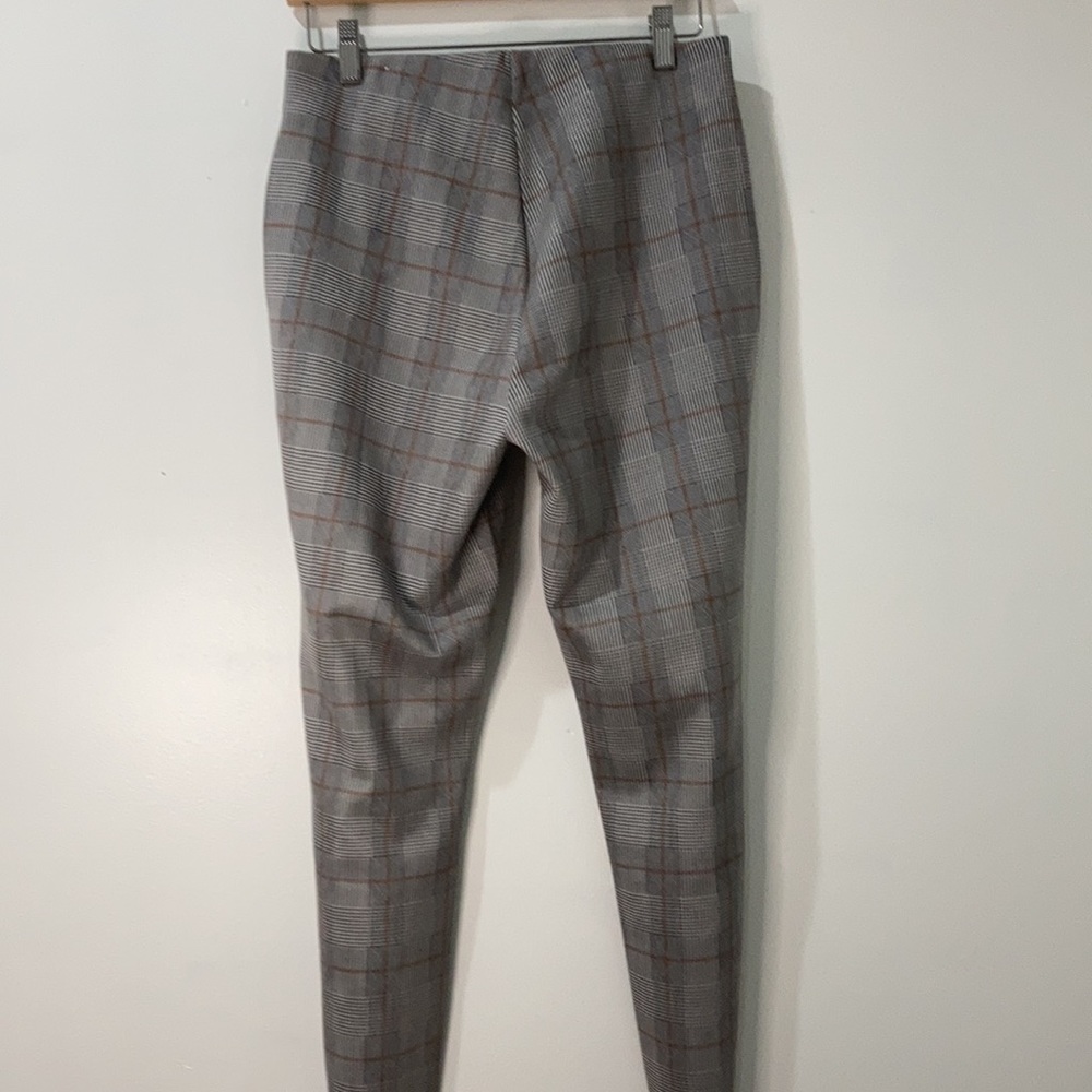 NWT Zara plaid straight leg pants large - Picture 2 of 6